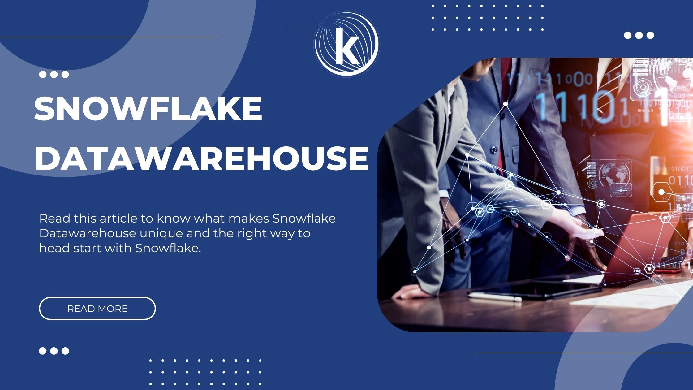 Snowflake Datawarehouse Getting Started