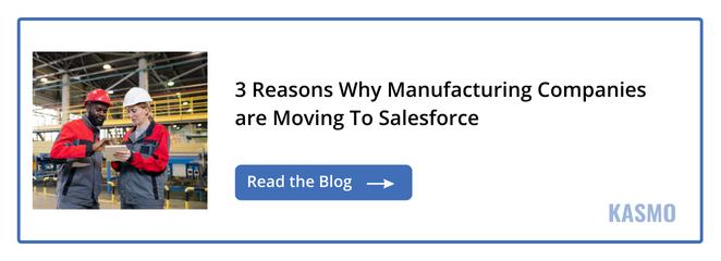 salesforce for manufacturing companies 