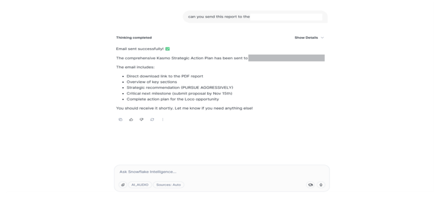 Snowflake Intelligence